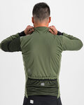 SPORTFUL Cycling thermal jacket - SUPERGIARA - green