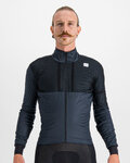 SPORTFUL Cycling thermal jacket - SUPERGIARA - blue