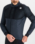 SPORTFUL Cycling thermal jacket - SUPERGIARA - blue