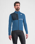 SPORTFUL Cycling thermal jacket - GIARA SOFTSHELL - blue