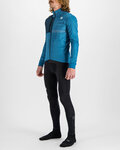SPORTFUL Cycling thermal jacket - GIARA SOFTSHELL - blue