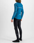 SPORTFUL Cycling thermal jacket - GIARA SOFTSHELL - blue