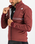 SPORTFUL Cycling thermal jacket - GIARA SOFTSHELL - brown