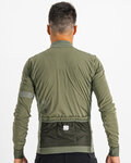 SPORTFUL Cycling winter long sleeve jersey - SUPERGIARA THERMAL - green