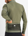 SPORTFUL Cycling winter long sleeve jersey - SUPERGIARA THERMAL - green