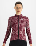 SPORTFUL Cycling winter long sleeve jersey - ESCAPE SUPERGIARA THERMAL - bordeaux