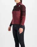 SPORTFUL Cycling thermal jacket - SUPERGIARA - bordeaux