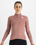 SPORTFUL Cycling winter long sleeve jersey - SUPERGIARA THERMAL - pink