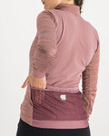 SPORTFUL Cycling winter long sleeve jersey - SUPERGIARA THERMAL - pink