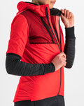 SPORTFUL Cycling thermal jacket - SUPERGIARA PUFFY - red