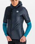 SPORTFUL Cycling thermal jacket - SUPERGIARA PUFFY - blue