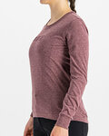 SPORTFUL Cycling long sleeve t-shirt - GIARA - purple