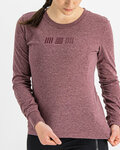 SPORTFUL Cycling long sleeve t-shirt - GIARA - purple