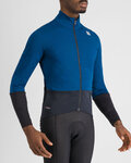 SPORTFUL Cycling thermal jacket - TOTAL COMFORT - blue/black