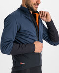 SPORTFUL Cycling thermal jacket - TOTAL COMFORT - blue
