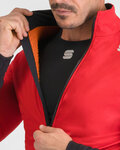 SPORTFUL Cycling thermal jacket - TOTAL COMFORT - red/black