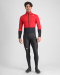 SPORTFUL Cycling thermal jacket - TOTAL COMFORT - red/black