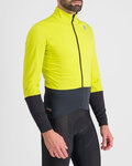 SPORTFUL Cycling windproof jacket - TOTAL COMFORT - yellow