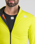 SPORTFUL Cycling windproof jacket - TOTAL COMFORT - yellow