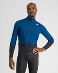SPORTFUL Cycling thermal jacket - TOTAL COMFORT - blue