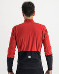 SPORTFUL Cycling windproof jacket - TOTAL COMFORT - red/black