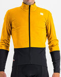 SPORTFUL Cycling windproof jacket - TOTAL COMFORT - yellow/black