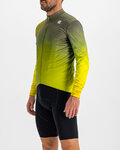 SPORTFUL Cycling winter long sleeve jersey - ROCKET THERMAL - green