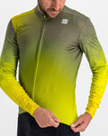 SPORTFUL Cycling winter long sleeve jersey - ROCKET THERMAL - green