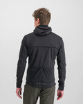 SPORTFUL Cycling windproof jacket - METRO SOFTSHELL - black