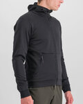 SPORTFUL Cycling windproof jacket - METRO SOFTSHELL - black
