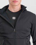 SPORTFUL Cycling windproof jacket - METRO SOFTSHELL - black