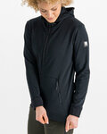 SPORTFUL Cycling thermal jacket - METRO SOFTSHELL - black