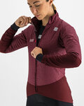 SPORTFUL Cycling thermal jacket - BODYFIT PRO - bordeaux
