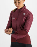 SPORTFUL Cycling thermal jacket - BODYFIT PRO - bordeaux