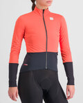 SPORTFUL Cycling windproof jacket - TOTAL COMFORT - pink