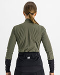 SPORTFUL Cycling windproof jacket - TOTAL COMFORT - green/black