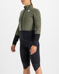 SPORTFUL Cycling windproof jacket - TOTAL COMFORT - green/black