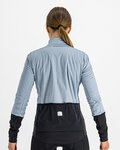 SPORTFUL Cycling windproof jacket - TOTAL COMFORT - light blue/black