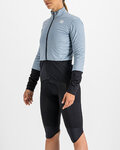SPORTFUL Cycling windproof jacket - TOTAL COMFORT - light blue/black