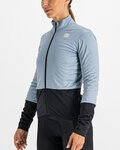 SPORTFUL Cycling windproof jacket - TOTAL COMFORT - light blue/black