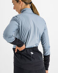 SPORTFUL Cycling windproof jacket - TOTAL COMFORT - light blue/black