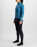 SPORTFUL Cycling thermal jacket - SUPER - light blue
