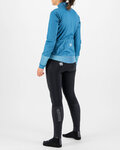 SPORTFUL Cycling thermal jacket - SUPER - light blue