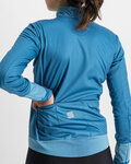 SPORTFUL Cycling thermal jacket - SUPER - light blue