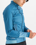 SPORTFUL Cycling thermal jacket - SUPER - light blue