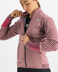SPORTFUL Cycling thermal jacket - SUPER - pink