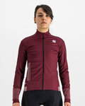 SPORTFUL Cycling thermal jacket - SUPER - bordeaux