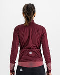 SPORTFUL Cycling thermal jacket - SUPER - bordeaux