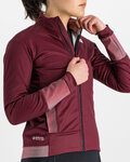 SPORTFUL Cycling thermal jacket - SUPER - bordeaux