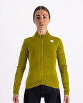 SPORTFUL Cycling winter long sleeve jersey - MONOCROM THERMAL - yellow